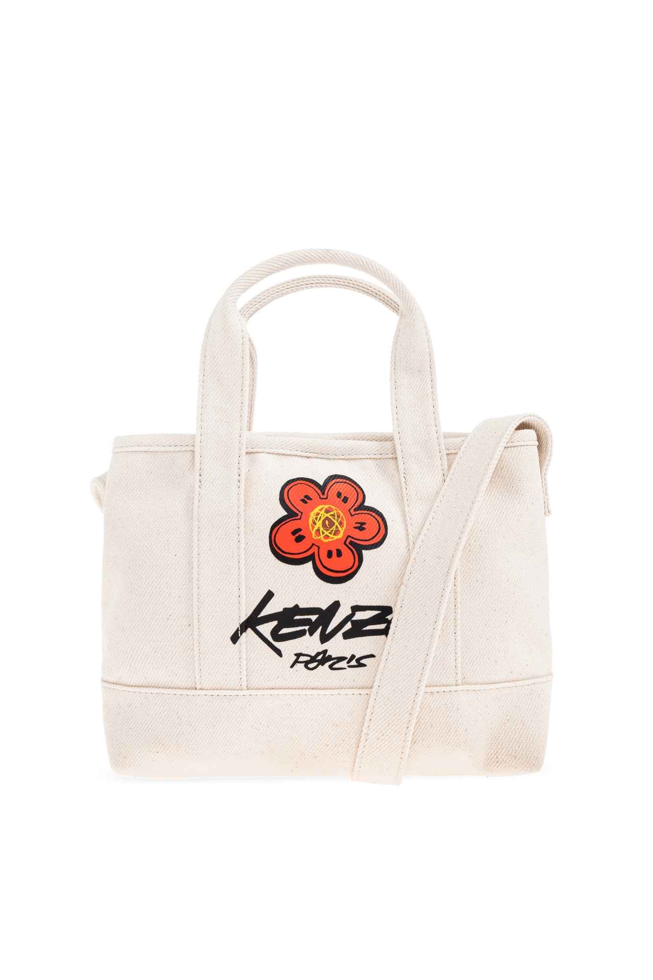 バッグ On_ink 15 Cream Handbag with print Kenzo - Vitkac AS